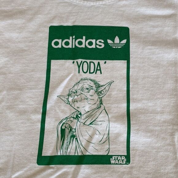 Adidas Yoda Gender Neutral Crop T-Shirt - Picture 5 of 11